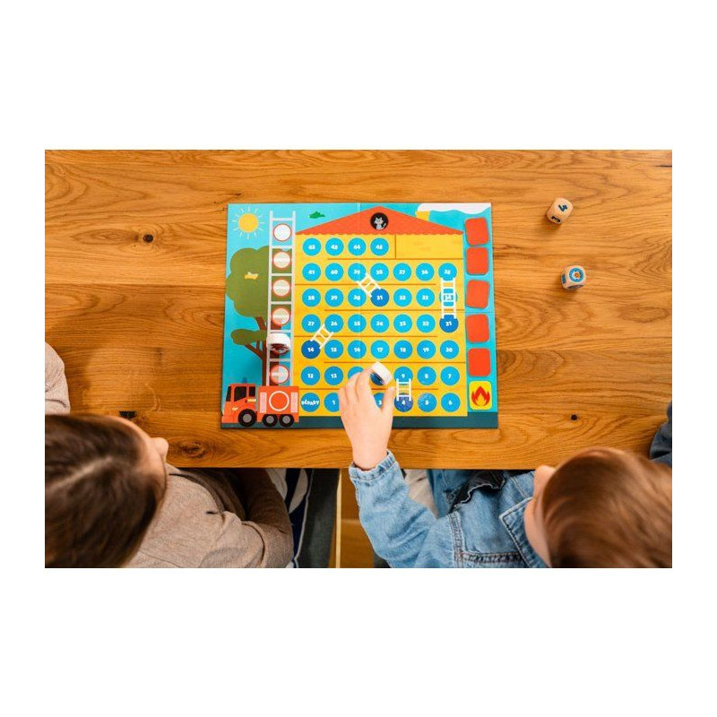 Allô les pompiers ! - Jeu d'apprentissage - NATHAN - 1 a 4 joueurs -