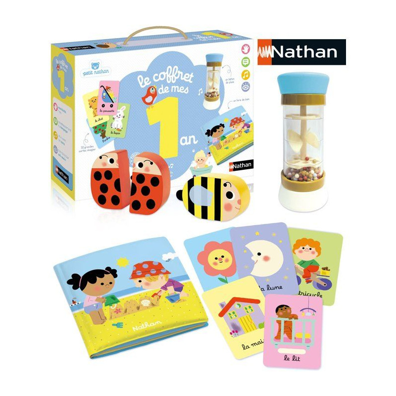 Le coffret de mes 1 an - Jeu d'apprentissage - NATHAN - Des 12 mois