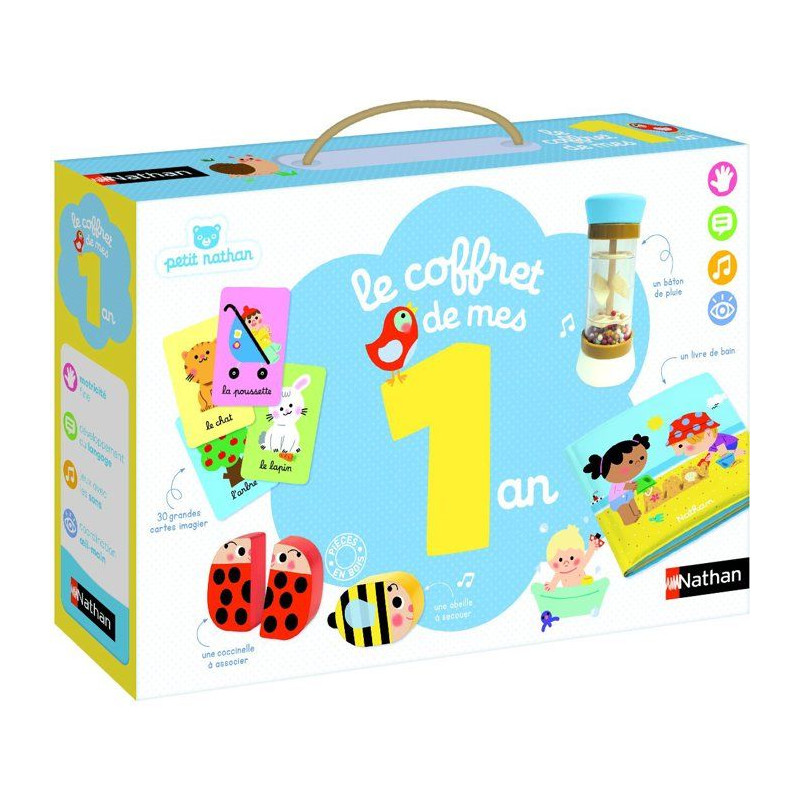 Le coffret de mes 1 an - Jeu d'apprentissage - NATHAN - Des 12 mois