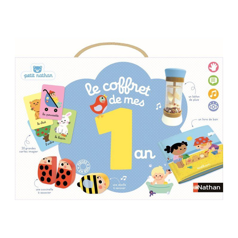 Le coffret de mes 1 an - Jeu d'apprentissage - NATHAN - Des 12 mois