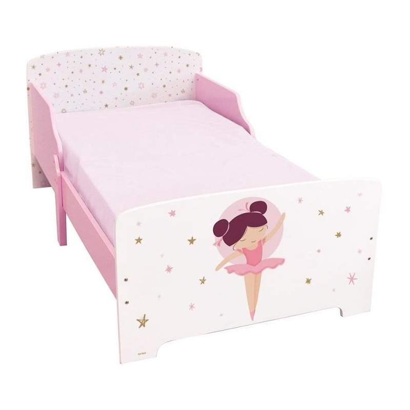 Bed with slatted box spring - ballerina dancer - fun house - 140 x 70