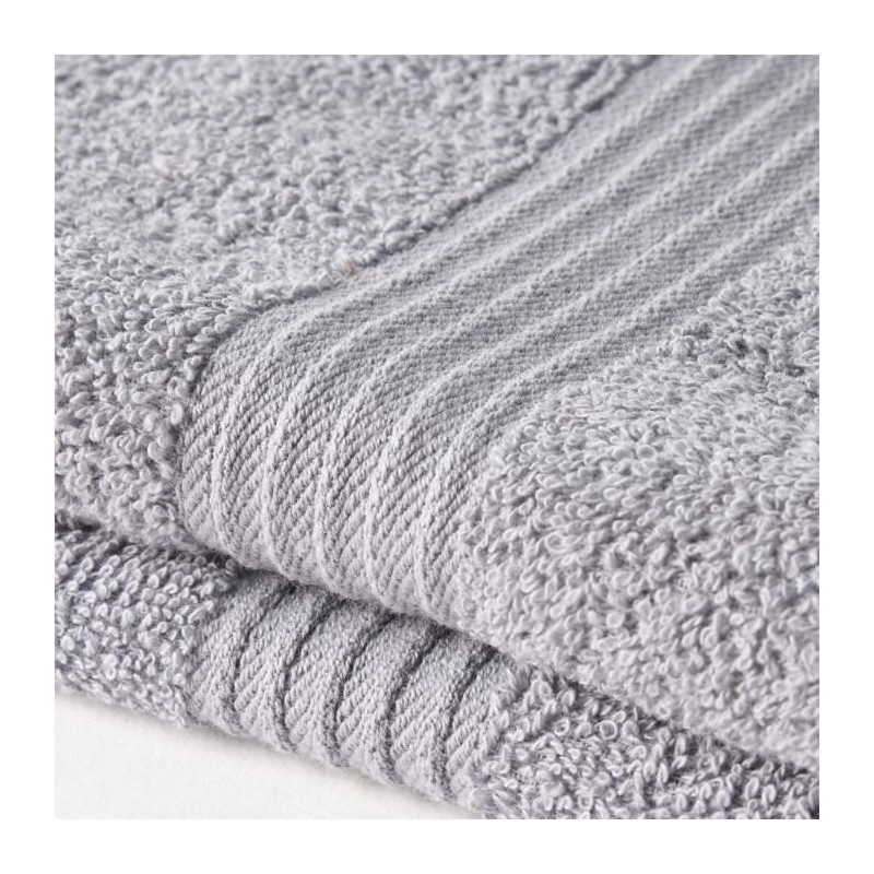 TODAY Essential - Lot de 2 serviettes de toilette 50x90 cm 100% Coton