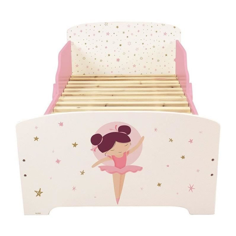 Bed with slatted box spring - ballerina dancer - fun house - 140 x 70