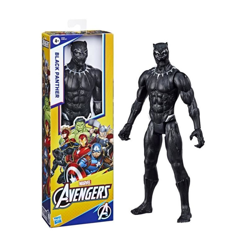 Figurine Black Panther 30 cm, jouet Avengers Titan Hero Series pour e