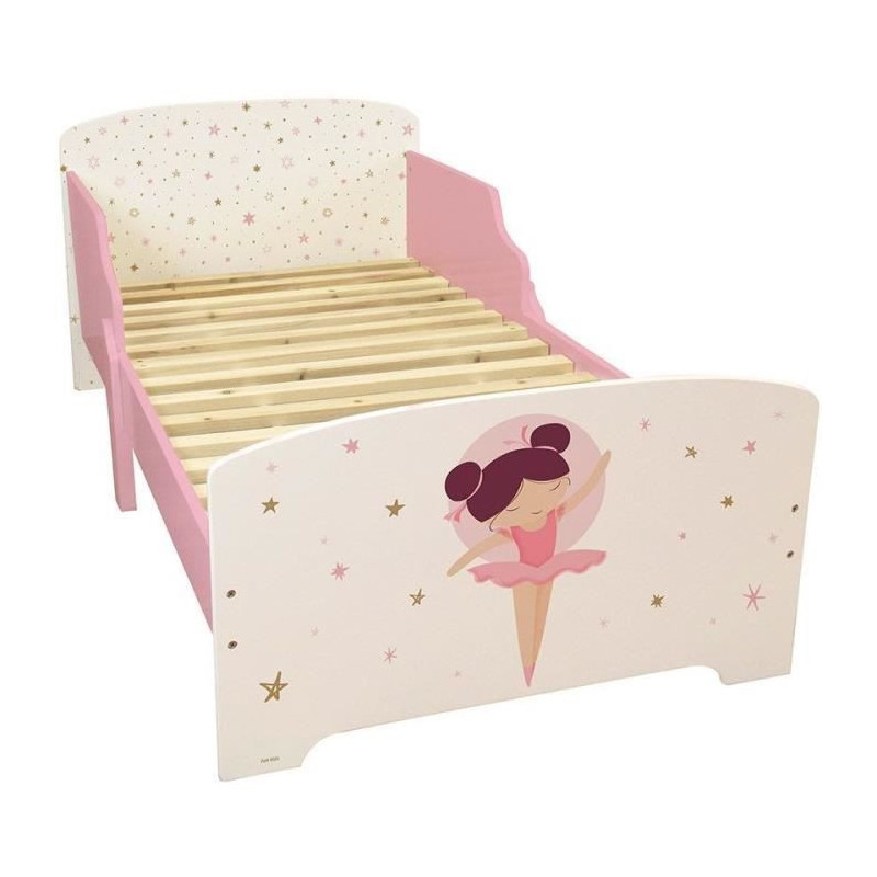 Bed with slatted box spring - ballerina dancer - fun house - 140 x 70