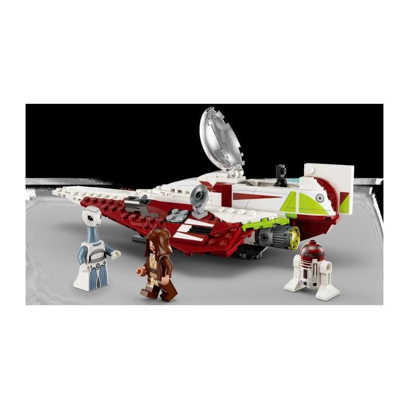 LEGO Star Wars 75333 Le Chasseur Jedi d'Obi-Wan Kenobi, Jouet, Figurin