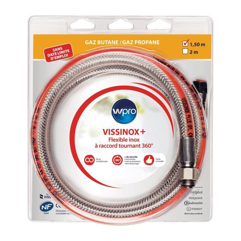 VISSINOX TBV150+ Gaz Butane propane - Illimité