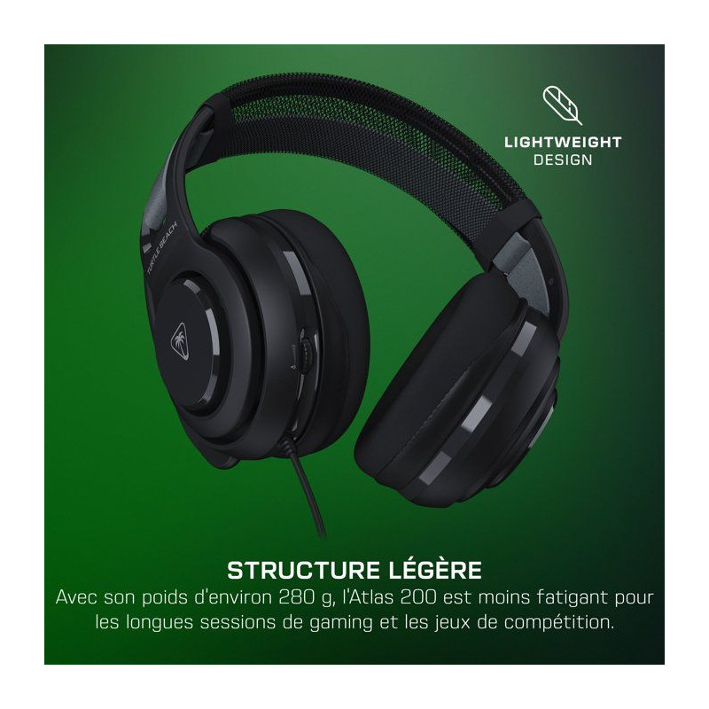 Casque gaming filaire multi-plateforme - TURTLE BEACH - Atlas 200 - Ha