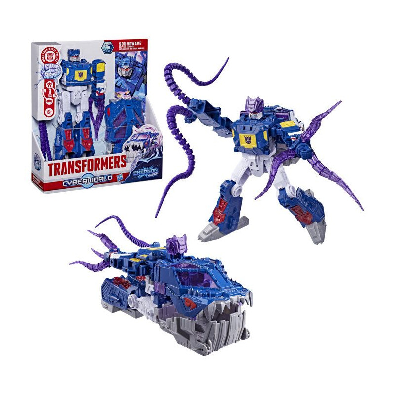 Figurine Explorateur des fonds marins Soundwave de 22,5 cm, conversio