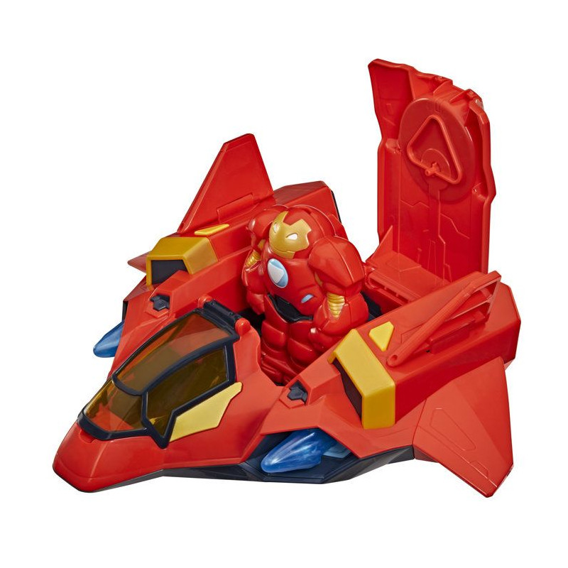 Jet-armure géante d'Iron Man, figurines de 7,5 cm, avec armure mecha