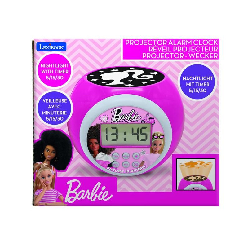 Réveil Projecteur Barbie
