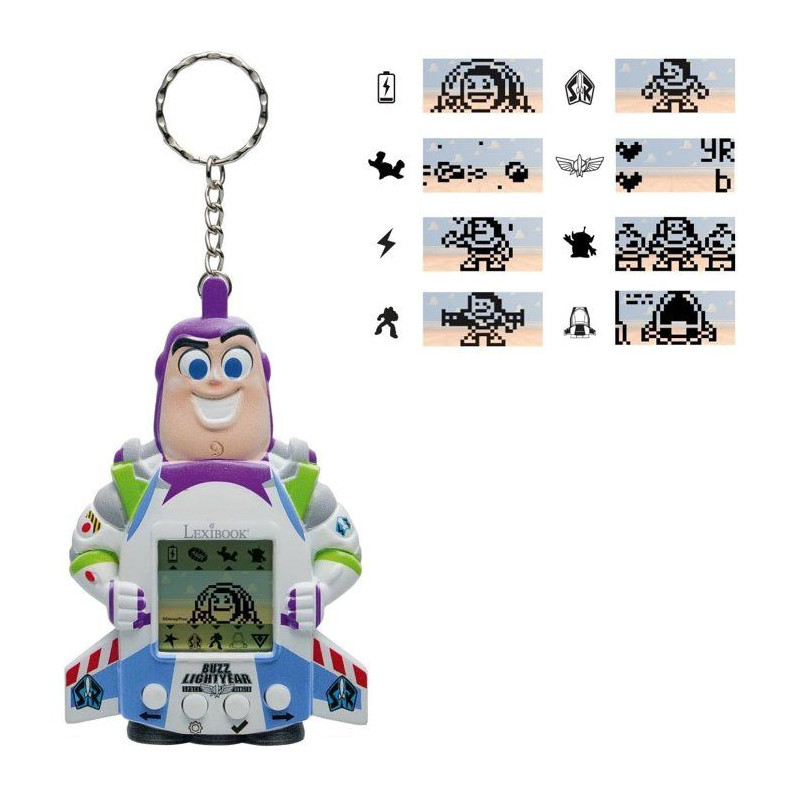 LEXIBOOK - Console Toy Story My Best-E avec écran LCD comprenant 3 je