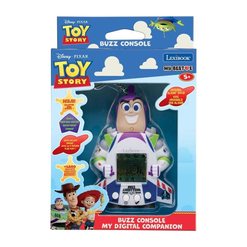LEXIBOOK - Console Toy Story My Best-E avec écran LCD comprenant 3 je