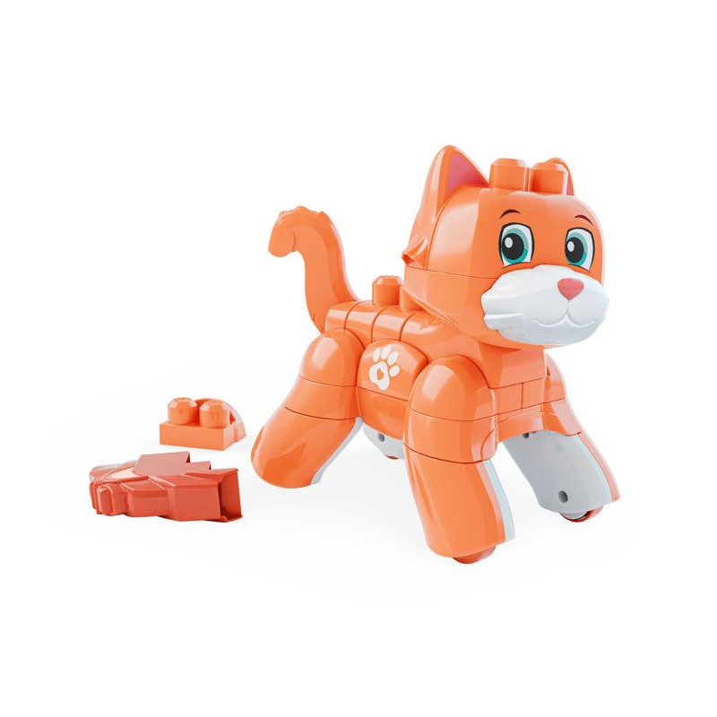 MEGA BLOKS Fisher-Price - Mon Chaton 3 en 1 a Construire - Plastique -