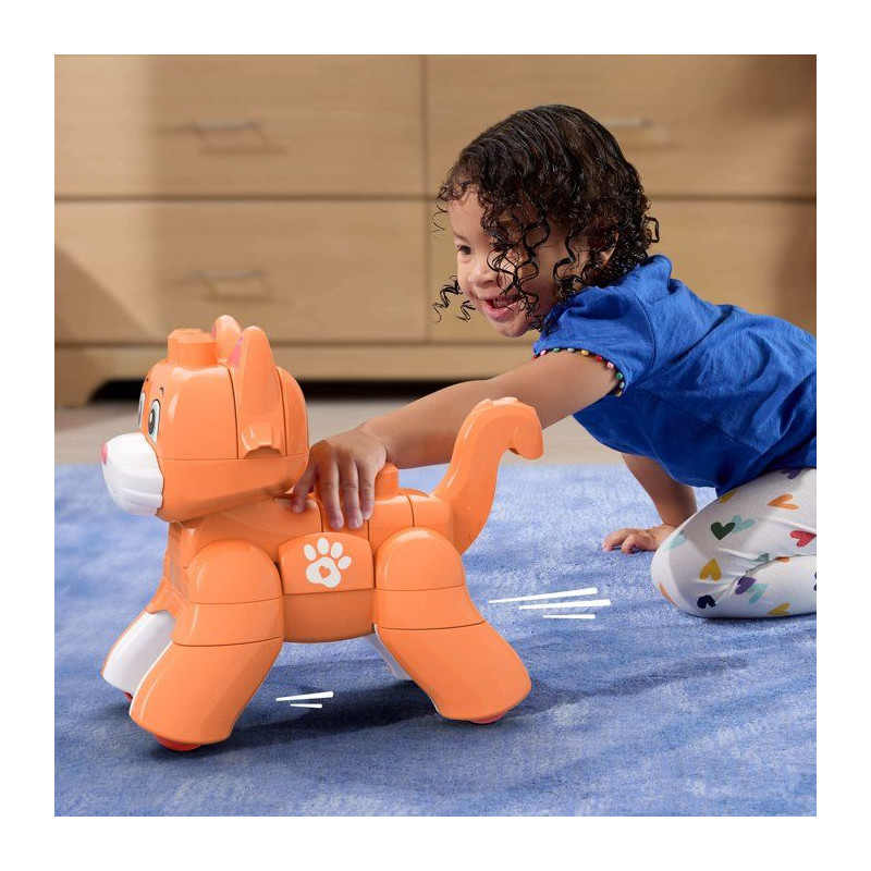 MEGA BLOKS Fisher-Price - Mon Chaton 3 en 1 a Construire - Plastique -