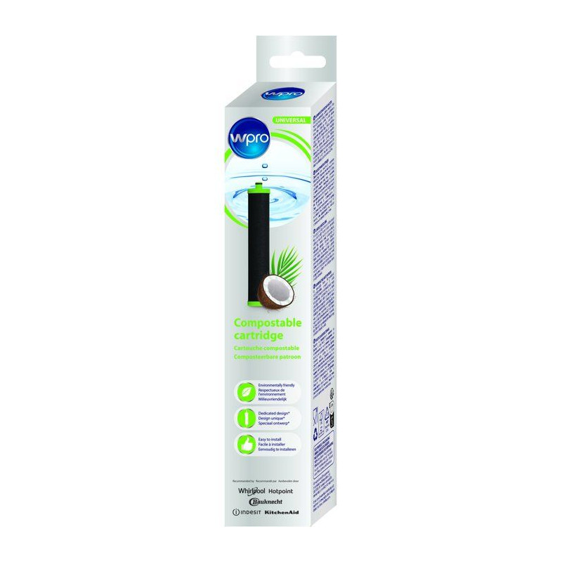 Kit filtre eau - WPRO - EFC002 - Réduction chlore - Charbon actif - D