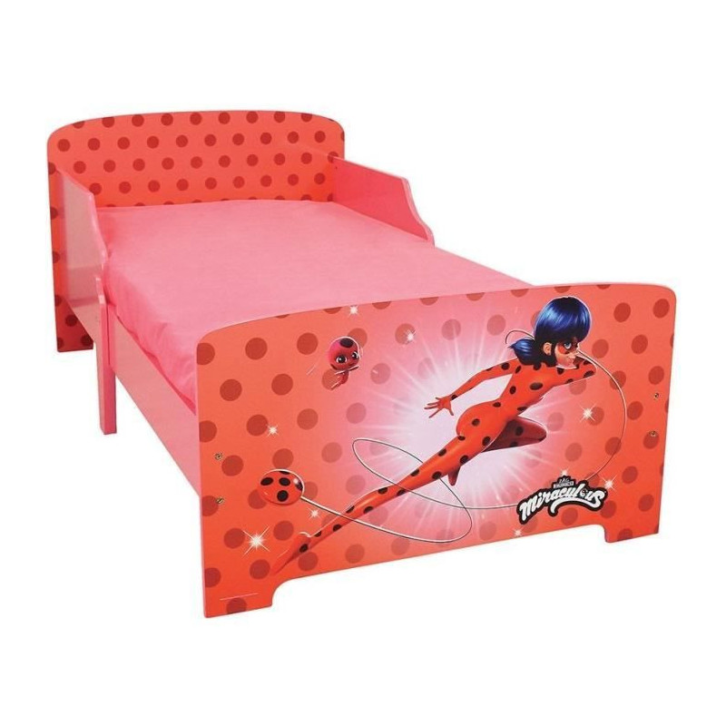 Fun House Miraculous Ladybug Bed With Lattes box spring 140x70 cm