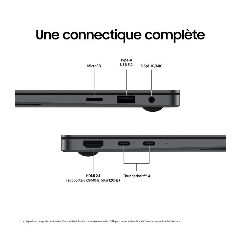 PC portable - SAMSUNG - Galaxy Book 5 Pro - 14'' - Intel Core Ultra 7