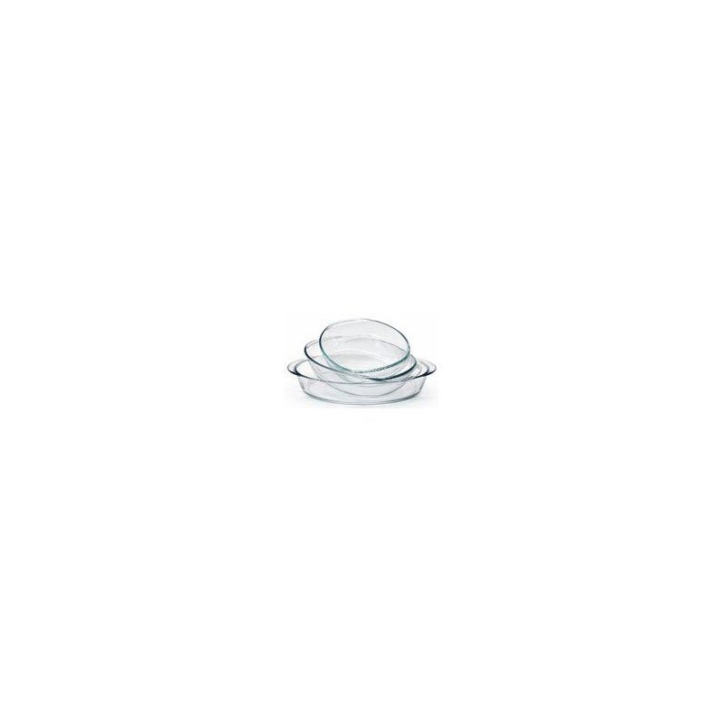 Service de plats pour four - DURALEX - Ovenchef Transparent - 3 plats