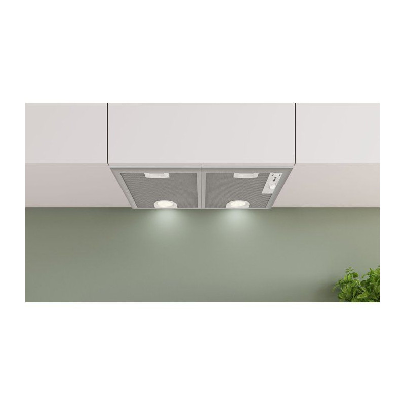 Groupe filtrant 53 cm - Bosch Serie 4 - metalLook - H 21,5 x L 50 x P