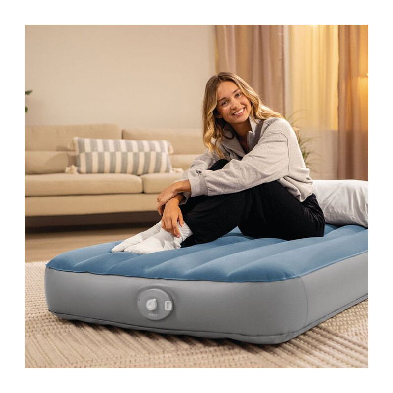 Matelas gonflable INTEX - 64187NP - Prestige Downy - 1,91 x 0,99 x 0,2