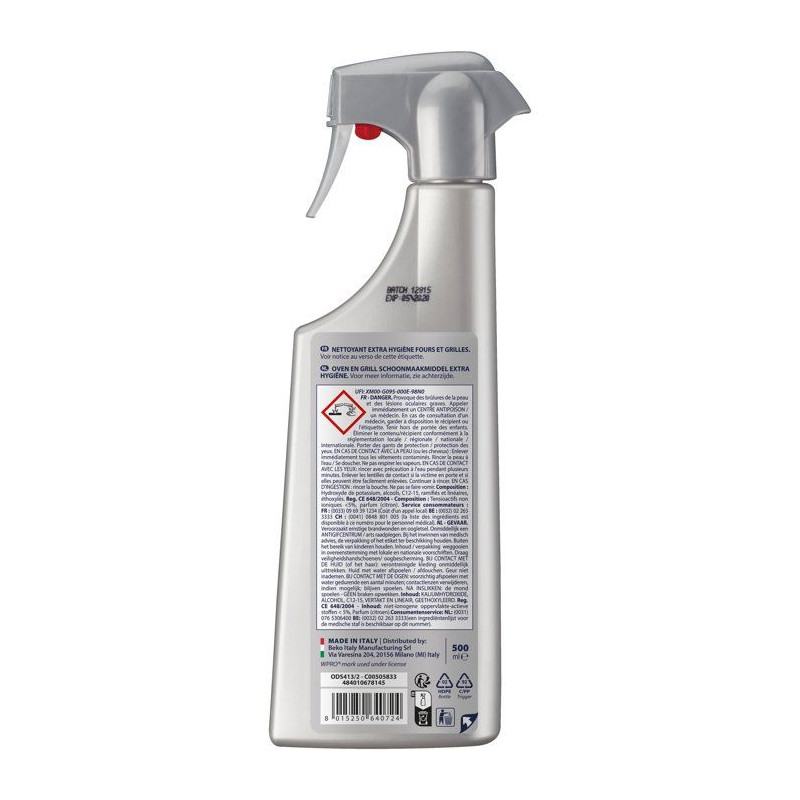 Tuyau gaz inox - WPRO - TBV150 - Propane/Butane - Anti-torsion - 1,5 m