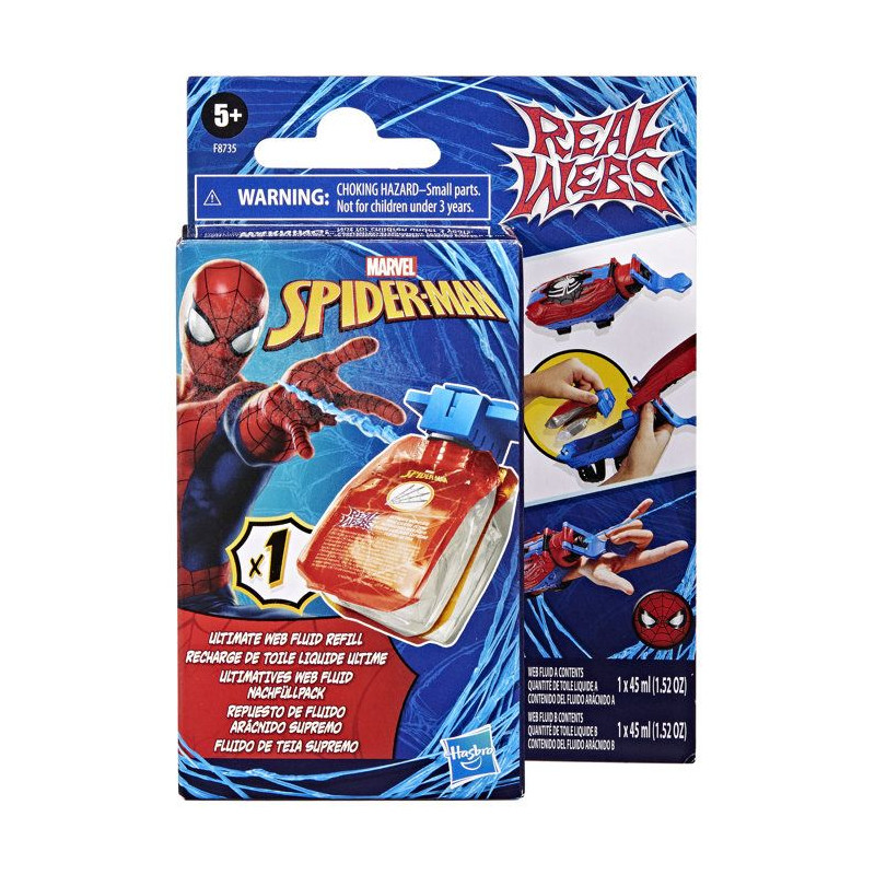 SpiderMan Recharge de toile liquide ultime - F87355L0