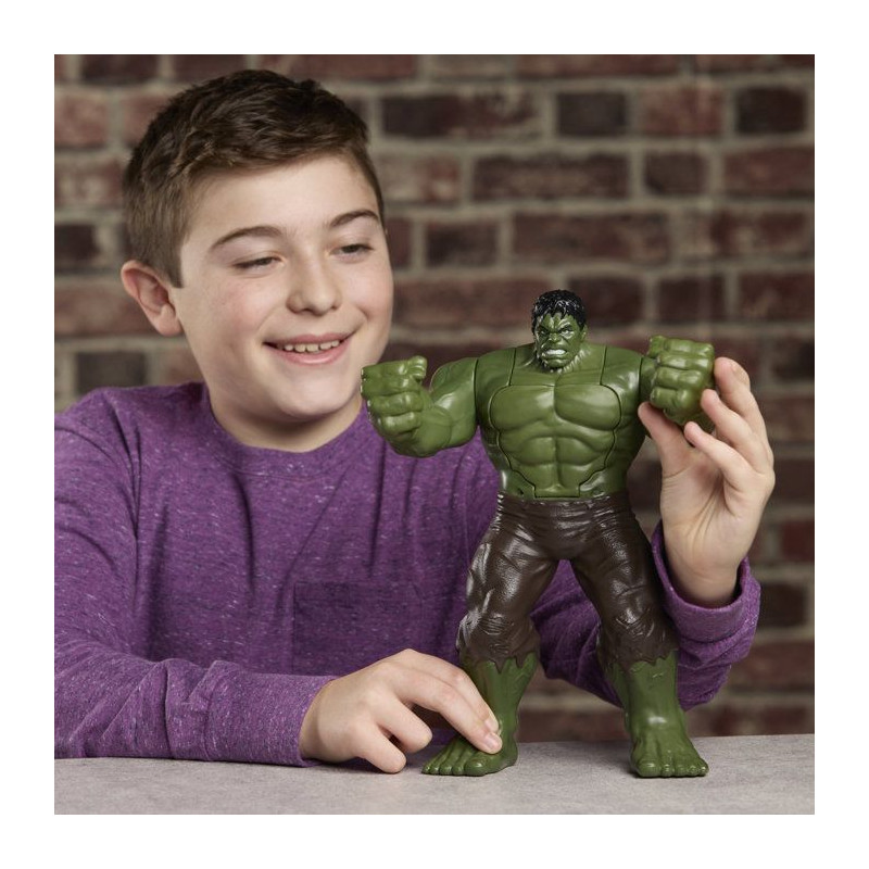 Figurine Hulk Frappe sauvage de 29 cm, Marvel Spider-Man: Brand New D