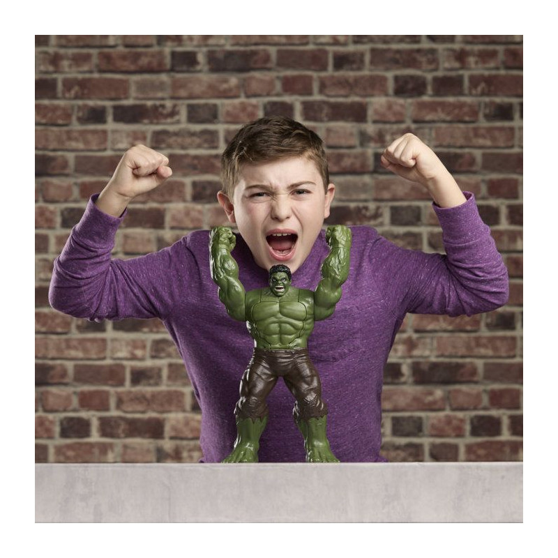 Figurine Hulk Frappe sauvage de 29 cm, Marvel Spider-Man: Brand New D