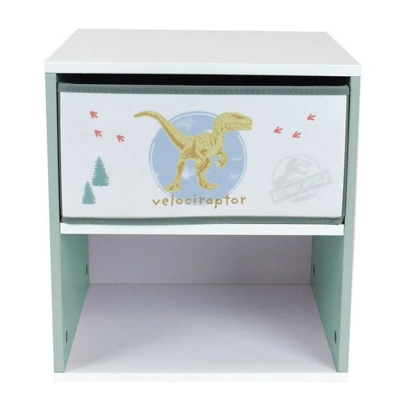 Bedside with Dinosaurs drawer - Jurassic Word - Fun House - H.36 x L.3