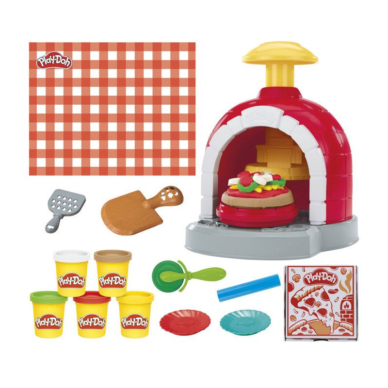 PLAY-DOH - G29215L0 - Play-Doh Coffret Four a pizzas tournant - Multic