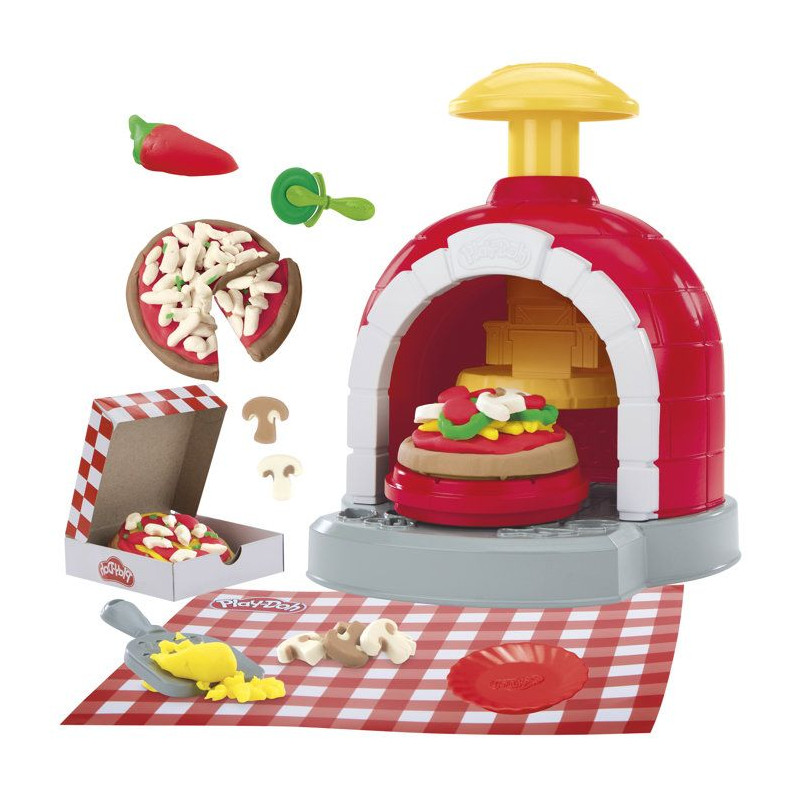 PLAY-DOH - G29215L0 - Play-Doh Coffret Four a pizzas tournant - Multic