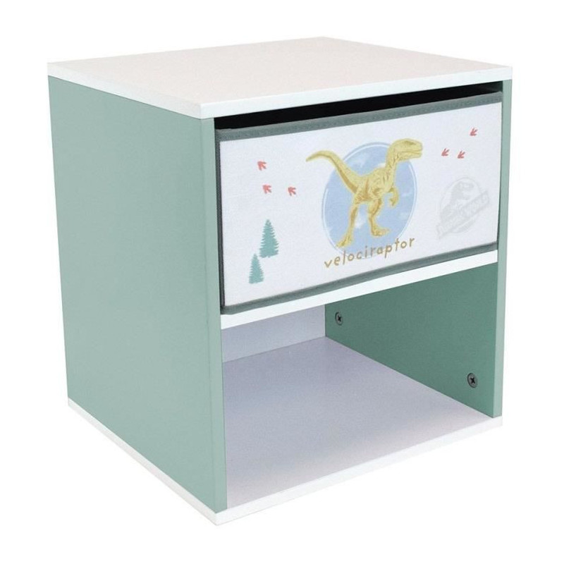 Bedside with Dinosaurs drawer - Jurassic Word - Fun House - H.36 x L.3