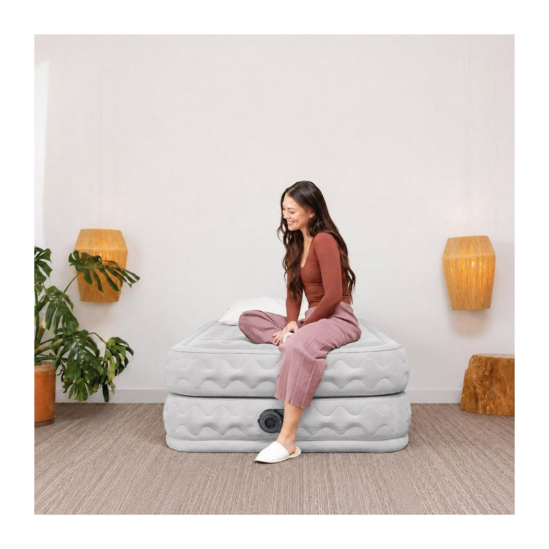 Matelas gonflable INTEX - 64488ND - Supreme Air Flow - 1,91 x 0,99 x 0