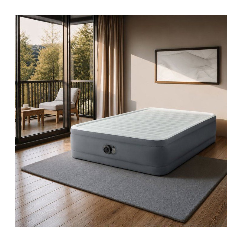 Matelas gonflable INTEX - 64906ND - PremAire Large - 2,03 x 1,52 x 0,4