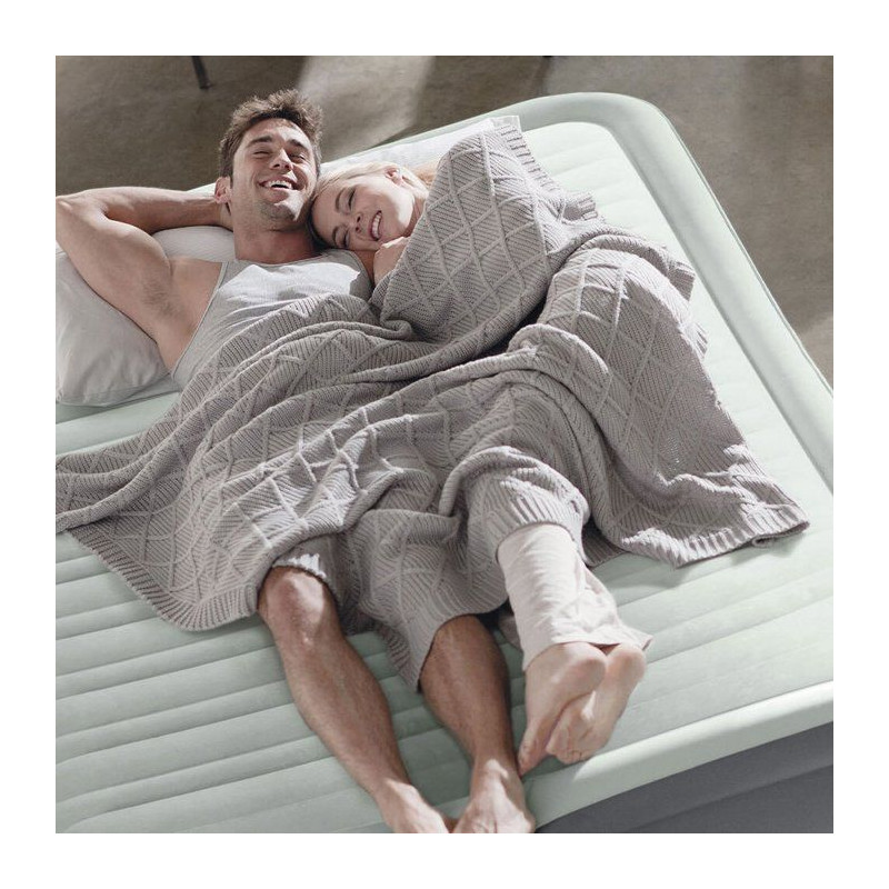 Matelas gonflable INTEX - 64906ND - PremAire Large - 2,03 x 1,52 x 0,4