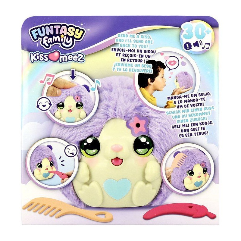 Funtasy Family - Peluche intéractive - JUMBO - Kiss Meez Hamster - De
