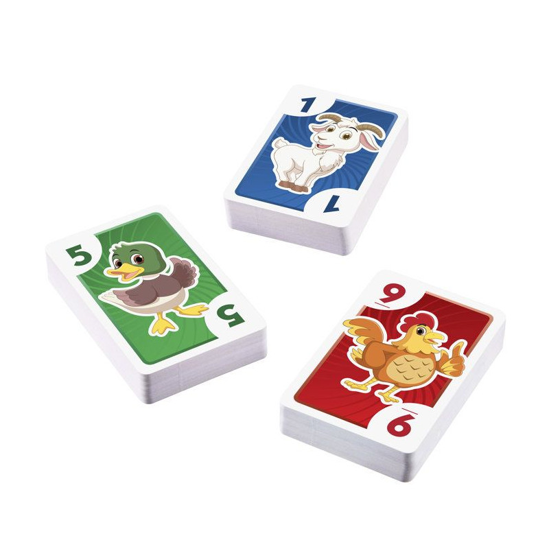 Skip-Bo Junior - Jeu de cartes - Mattel Games - 2 niveaux de jeu, 112