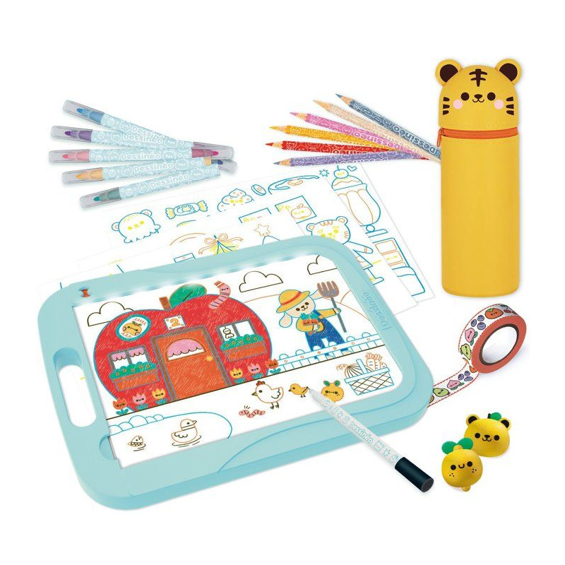 Jeu de loisirs créatifs - NATHAN - Dessinéo Kawaii - Des 5 ans