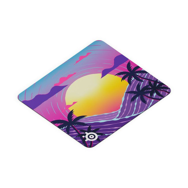 Tapis de souris gaming - STEELSERIES - QcK L - Neon Sunset - 450 mm x