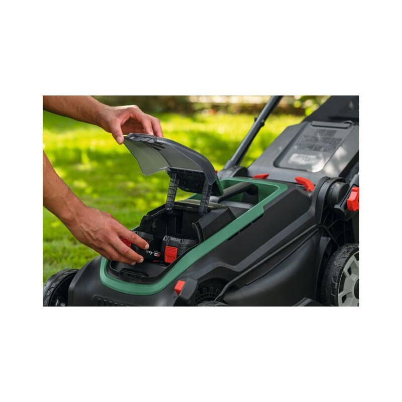 Tondeuse électrique sans fil + 2 batteries 4Ah + chargeur - Bosch - R
