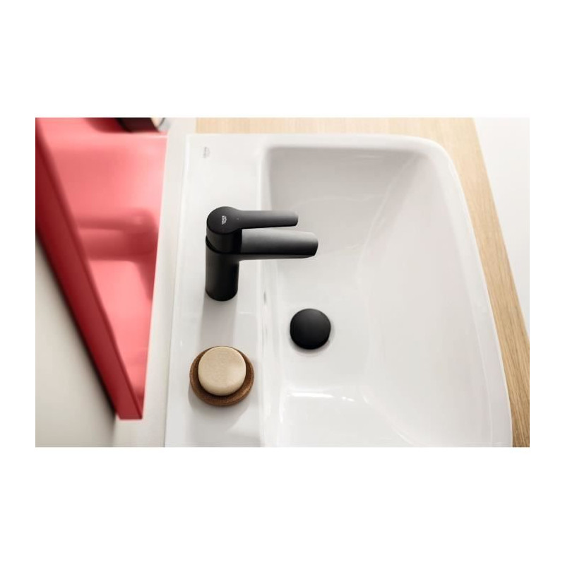 Mitigeur lavabo monocommande GROHE Start - Noir mat - Taille M - Bec m
