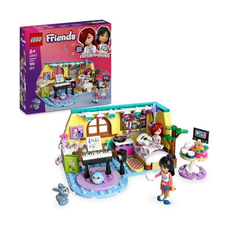 LEGO Friends 42647 La chambre de Paisley - Jouet interactif pour enfan