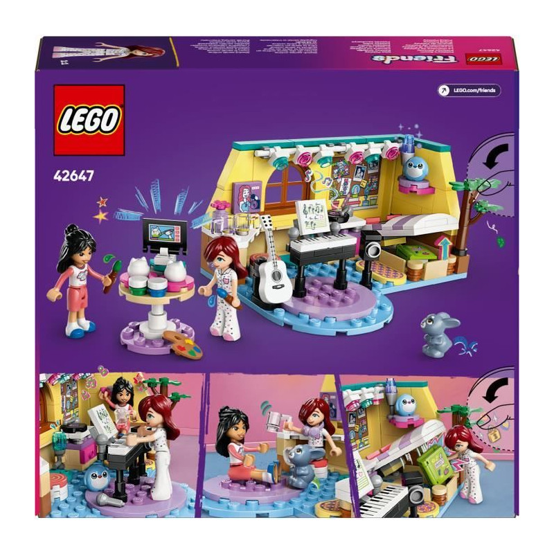 LEGO Friends 42647 La chambre de Paisley - Jouet interactif pour enfan