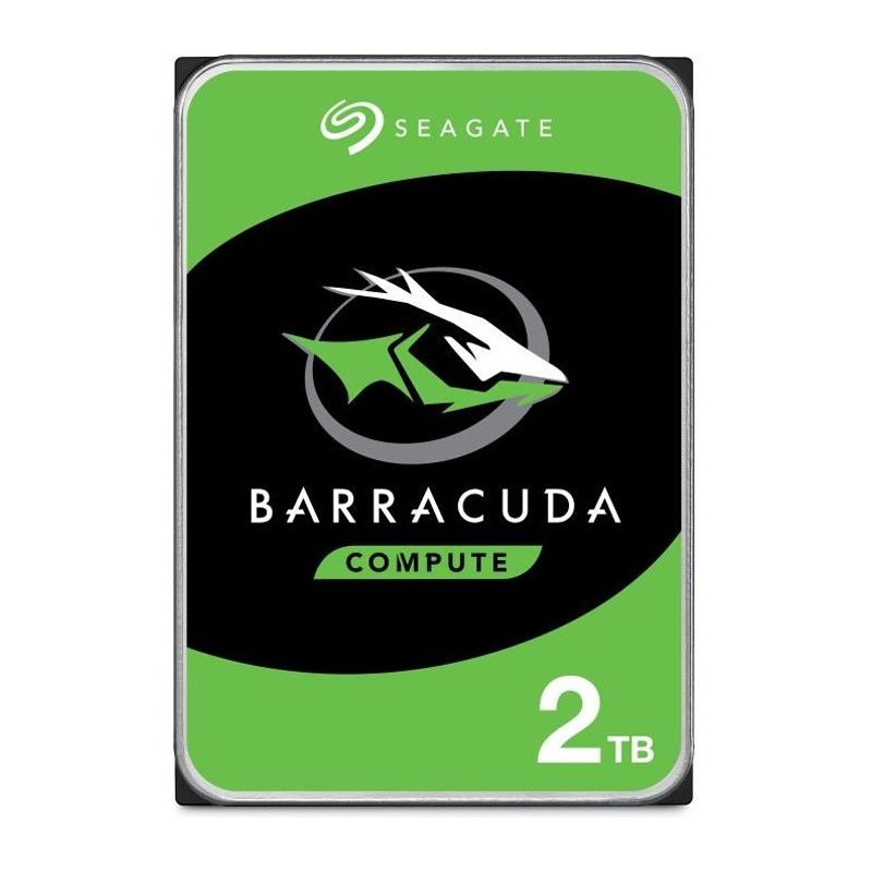 SEAGATE - Disque dur Interne HDD - BarraCuda - 2To - 7200 tr/min - 3.5