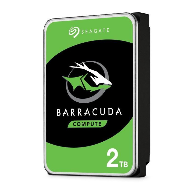 SEAGATE - Disque dur Interne HDD - BarraCuda - 2To - 7200 tr/min - 3.5