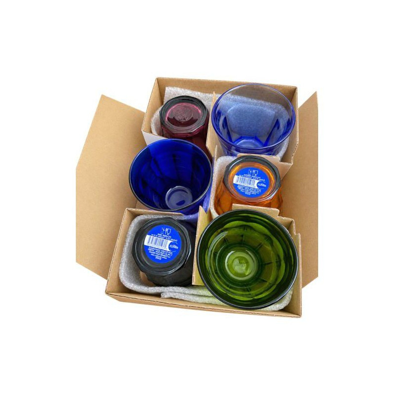 Lot de verres - DURALEX - Picardie Panaché - 25 cl - 6 couleurs - Ver