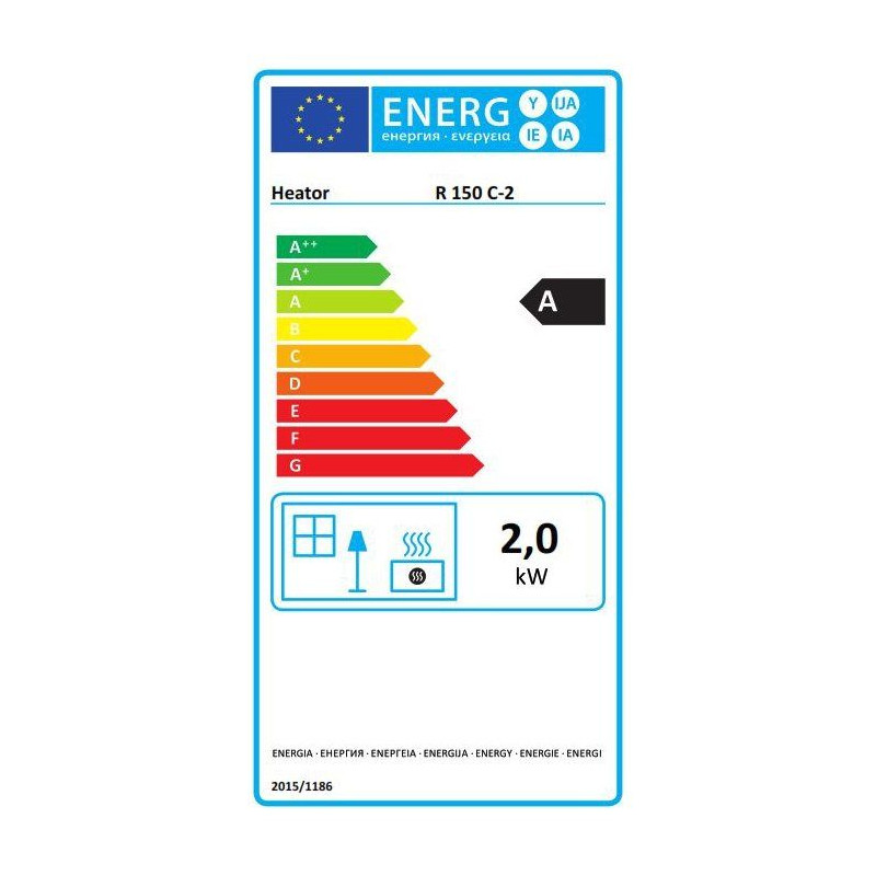 Poêle à pétrole - HEATOR - R150C-2 - 2,0 kW - Autonomie 20h - Rayon