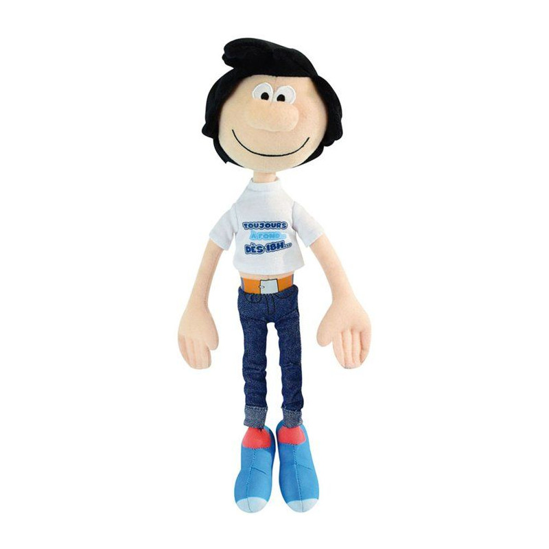 Peluche Gaston Lagaffe - Lot de 3 - Messages - 30 cm - JEMINI