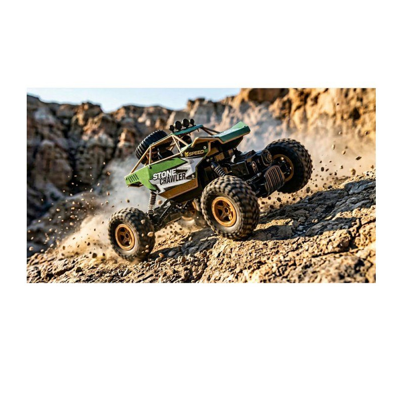 Voiture télécommandée tout-terrain - SILVERLIT - EXOST Stone Crawle